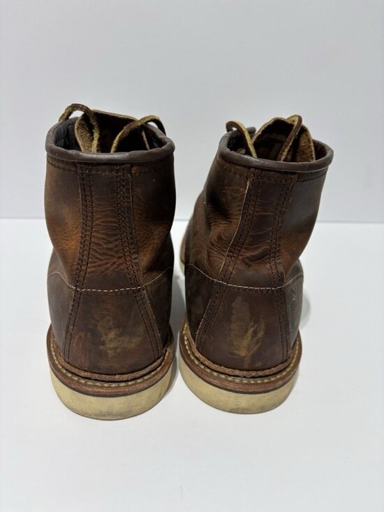 Red Wing Men’s Classic 6” Copper Leather Boots, Size 10 D main image 5